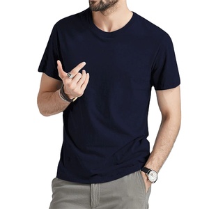 Camiseta de la mejor calidad para hombre, Camiseta 100% de algodón con logotipo personalizado de gran tamaño, superventas, baja cantidad mínima, calidad de exportación al por mayor - Product Image 2