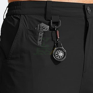 Mens Hiking Cargo Pants Midweight Straight Water Resistant Quick Dry Cotton Outdoor Tactical Multi Pockets <b>Camping</b> Elastic Waist - Product Image 4
