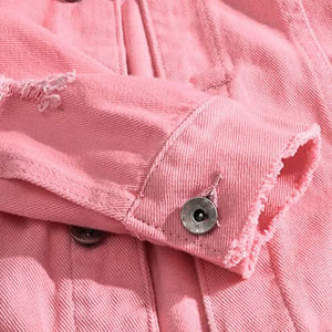 Chaquetas Vaqueras Clásicas para Hombre, Primavera-Otoño, Color Sólido, Ecológicas, Transpirables, 100% Algodón, Servicio OEM, Alta Calidad de Pakistán, Precio Razonable - Product Image 5