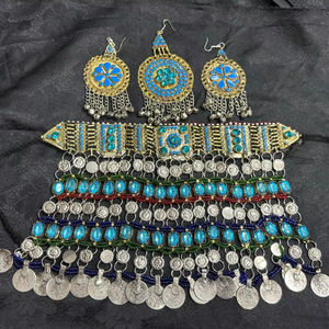 Proveedor directo de fábrica, conjuntos de joyería para mujer en estilo afgano, conjuntos de joyería afgana hechos a mano para bodas y fiestas a la venta - Product Image 4