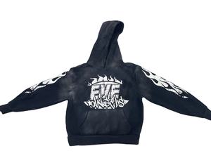 ชุดสตรีทแวร์แนวสตรีทซักได้สไตล์วินเทจผ้าเฮฟวี่เวตกางเกงกางเกงวอร์มไซส์ XL ตามสั่งสำหรับบุรุษฤดูหนาว2024 - Product Image 4