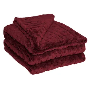 Vendita calda in pile divano letto king size design coperta a maglia di flanella per bambini coperta personalizzata con foto