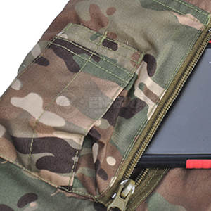 Uniforme táctico transpirable de ajuste ajustable con múltiples bolsillos para escalar, acampar, trabajos al aire libre, estilo camuflaje - Product Image 4