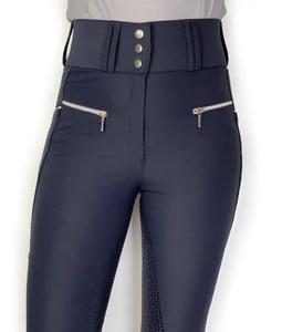 Vente en gros de vêtements équestres personnalisés pour femmes leggings en silicone taille haute pour compétition collants culottes pantalons équestres - Product Image 1