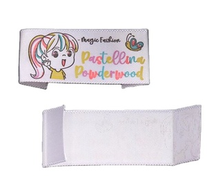 ป้ายทอแบบกำหนดเองความหนาแน่นสูง ซักได้ สำหรับป้ายโลโก้เสื้อผ้า ผ้าดามัสก์ ผ้าซาติน รับผลิตตามแบบ OEM สำหรับแบรนด์เสื้อผ้า ผู้ผลิตจัดหาสินค้าตามสั่ง - Product Image 1