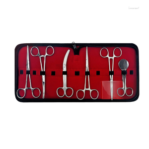 Kit de instrumentos quirúrgicos veterinarios autoclavables de 7 piezas de calidad superior Nuevo grado alemán reutilizable de calidad superior inoxidable - Product Image 1