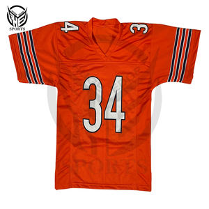 Venta al por mayor barato sublimación impreso fútbol americano Jerseys personalizado de gran tamaño Boxy fútbol americano Jersey - Product Image 5