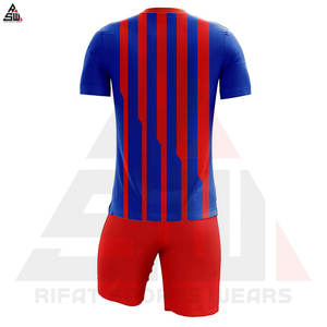 Uniformes de football disponibles en stock Service OEM Fabrication au Pakistan Uniforme de football meilleure qualité Prix bon marché - Product Image 4