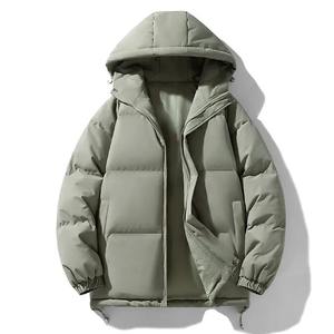 Veste matelassée d'hiver de haute qualité pour hommes, style de rue haute à capuche, 100 grammes, coupe-vent écologique et respirant, meilleur prix - Product Image 3