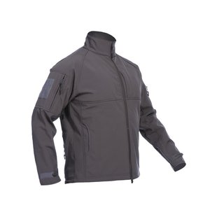 2023 Logo personnalisé Softshell Polyester veste imperméable coupe-vent écologique support haute rue hiver extérieur travail toile - Product Image 2