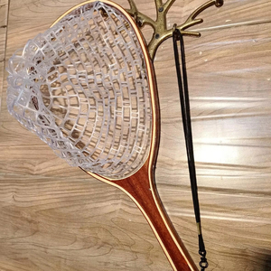 Foldable 79.5cm Silicone Mesh Fishing Net With Lock Switch Belt Clip Bass Trout Boat N02 Fishing Landing Net