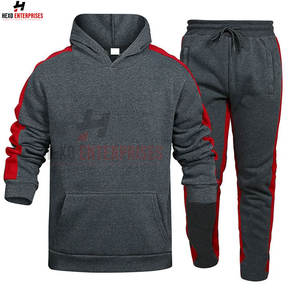 ชุดเซ็ตฮู้ดดี้ลำลองผู้ชายขายส่ง รับทำโลโก้ ผ้าฝ้าย 100% หนานุ่ม ระบายอากาศ ป้องกันรังสียูวี น้ำหนัก 500 กรัม ไซส์ใหญ่พิเศษ สำหรับฤดูหนาว - Product Image 3