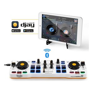 Contrôleur DJ DJCONTROL Mix Bluetooth Blanc 4780955 - Product Image 3
