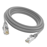 Kabel komunikasi Jack PVC kabel Patch Cat5e kualitas tinggi kabel Patch Ethernet kucing 5e jaringan RJ45