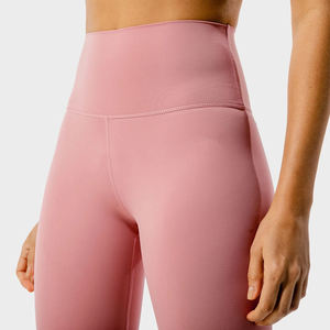 Venta al por mayor de mallas personalizadas para mujer, pantalones de yoga ajustados de tela suave para mujer, mallas de alta calidad hechas en Pakistán - Product Image 5