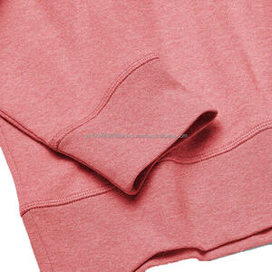 OEM al por mayor de los hombres 100% algodón FECE sudadera personalizada sólido estampado bordado ropa de invierno puño elástico liso sudaderas con capucha - Product Image 5