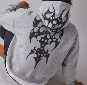 Sudaderas con Capucha para Hombre al por Mayor, de Alta Calidad, Estilo Urbano, Forro Sólido de Algodón Grueso, Corte Regular, Felpa Francesa, con Logotipo Personalizado - Product Image 2