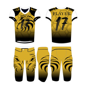 El equipo al por mayor 2025 usa uniforme de fútbol de diseño personalizado de alta calidad 2025 el mejor diseño de poliéster hecho uniforme de fútbol americano - Product Image 4