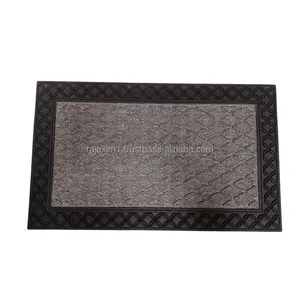 2023 Hot Sale 70*110 cm Rubber and Coir Doormat Natural Fade Rubber Backed Outdoor Mat with Anti Technics Item Style Eco