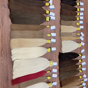 Extensions de cheveux humains vierges Remy vietnamiens de haute qualité en gros, lisses naturels, en vrac, 100g, sans traitement chimique - Product Image 3