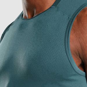 New Breathable Slim Fit Blank Open Side Gym Workout Top <b>Running</b> Fitness <b>Singlets</b> Tank Tops For Men Reasonable Price - Product Image 5