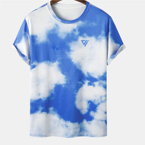Camiseta Sublimada para Hombre, Último Modelo, 100% Algodón/Poliéster, Estilo Urbano, Transpirable, Moda de Verano, Color Sublimado - Product Image 5