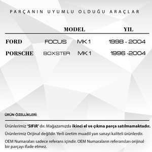 Engranaje del motor del limpiaparabrisas delantero para Ford Focus, Porsche Boxster - Product Image 2