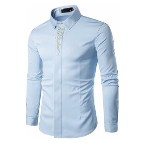Breathable New Design Factory Price High Quality Cotton & Bamboo Fiber Men Business Dress <b>Shirt</b> Plain Long Sleeve Dress <b>Shirts</b> - Product Image 2