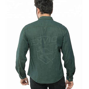 Chemise en jean légère pour homme, tissu en coton doux, chemise décontractée, style classique, chemises en jean pour homme - Product Image 2