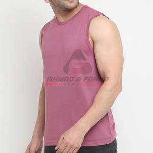 Débardeur décontracté grande taille pour hommes meilleur matériau respirant tricoté style design de logo personnalisé vente à vendre - Product Image 2