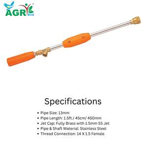 Brass Knapsack Spray <b>Gun</b> 45cm High <b>Pressure</b> Agriculture Water Sprayer Durable Brass Body Manual Farm Tool - Product Image 3