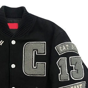 Veste universitaire pour homme en laine personnalisée de haute qualité, best-seller, broderie en chenille, respirante, séchage rapide, veste de lettreman pour homme - Product Image 6