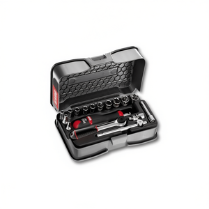 Ensemble d'outils Usag de 14 pièces avec douilles hexagonales et cliquet de 1/4'' dans un coffret ABS assorti - Product Image 2