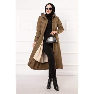 กระเป๋าผูกเอวรายละเอียดเสื้อสีน้ำตาล - Product Image 2