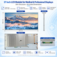 Écran LCD TFT industriel ZDHQ 43 pouces, module d'affichage FHD 3840*2160, écran LVDS 30 broches pour moniteur, signalisation numérique