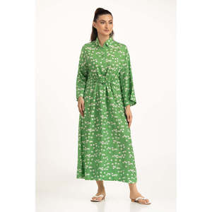 Vestido Casual de Oficina para Mujer, Cuello Mandarín Cuadrado, Transpirable, Translúcido, Corte Regular, WM-DRS-WS25-702, para Fiestas de Primavera, Tallas XS-XL - Product Image 6