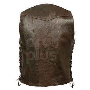 Chaleco de Cuero para Hombre, Estilo Moderno, Transpirable, Ecológico, de Secado Rápido, Servicio OEM, Ropa Exterior Informal Personalizable - Product Image 2