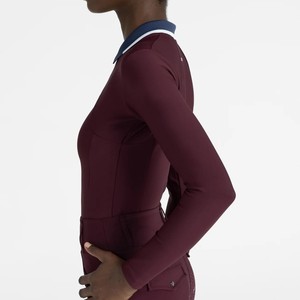 Camisa ecuestre de moda, ajuste favorecedor transpirable, ropa personalizada a granel, venta al por mayor, Camisetas básicas para montar a caballo - Product Image 3