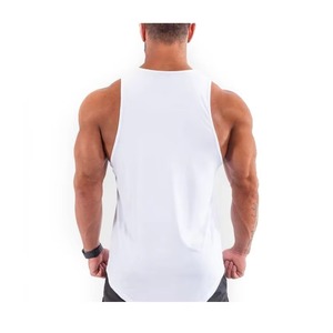 Camiseta sin Mangas de Punto Informal Más Vendida, para Entrenamiento, Fitness, Culturismo, Correr, Tallas Grandes, Marca Privada, Fabricante Directo de Fábrica - Product Image 3