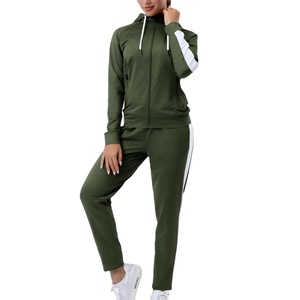 Conjuntos de Jogger de algodón personalizados de verano, chándal para mujer, conjuntos al por mayor, ropa de mujer, conjunto de pantalones de dos piezas, chándal para mujer 2026 - Product Image 1
