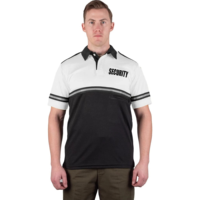 Camisa de Estilo Gótico para Guardia de Seguridad, con Bolsillo, Manga Corta, Estampado en Lona, Dos Tonos, Antiarrugas, Colores y Logotipo Personalizables