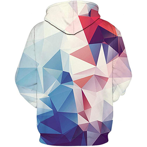 Sweat-shirt pull décontracté personnalisé en gros Nouveau sweat à capuche imprimé en 3D à la mode avec fermeture à glissière - Product Image 2