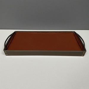 Bandeja de cuero de gama alta con acabado premium y detalles hechos a mano, perfecta para decoración de lujo y regalos para el hogar - Product Image 5