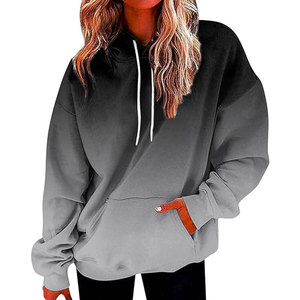 Pull Up sudaderas con capucha de gran tamaño de las mujeres de moda sudaderas con capucha de gran tamaño OEM superventas por encargo transpirable diseño personalizado - Product Image 1
