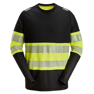 2024 Design chemise de sécurité haute visibilité Logo personnalisé vêtements de travail respirants sécurité réfléchissant sécurité t-shirt hommes en gros - Product Image 1