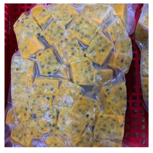 Forme de CUBE de pulpe de fruit de la passion congelée IQF avec des graines adaptées à l'approvisionnement en jus et à l'industrie alimentaire de l'usine du Vietnam - Product Image 5