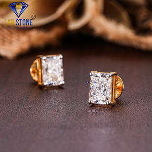 3.85 TDW ต่างหูสตั๊ดเปล่งปลั่ง labgrown hpht/cvd เพชร VS1ความชัดเจนมาตรฐาน IGI ทอง18K พร้อมเครื่องประดับใส VS1 - Product Image 6