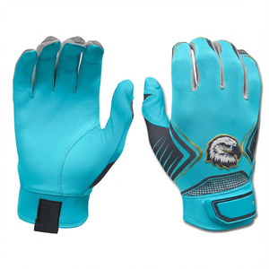 Gants de frappe de baseball en gros OEM, prix de gros, logo personnalisé, sangle de poignet personnalisée, performance durable, ajustement parfait, gants de frappe de softball - Product Image 2