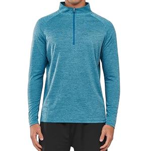 Sweat-shirt de golf à fermeture éclair haute performance pour hommes Sweat-shirt à manches longues et demi-fermeture éclair pour hommes Chemises de pêche de style sportif - Product Image 1