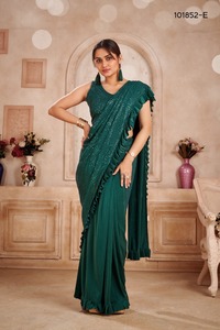 Pronto para usar <span class=keywords><strong>saree</strong></span> com blusa leitymade